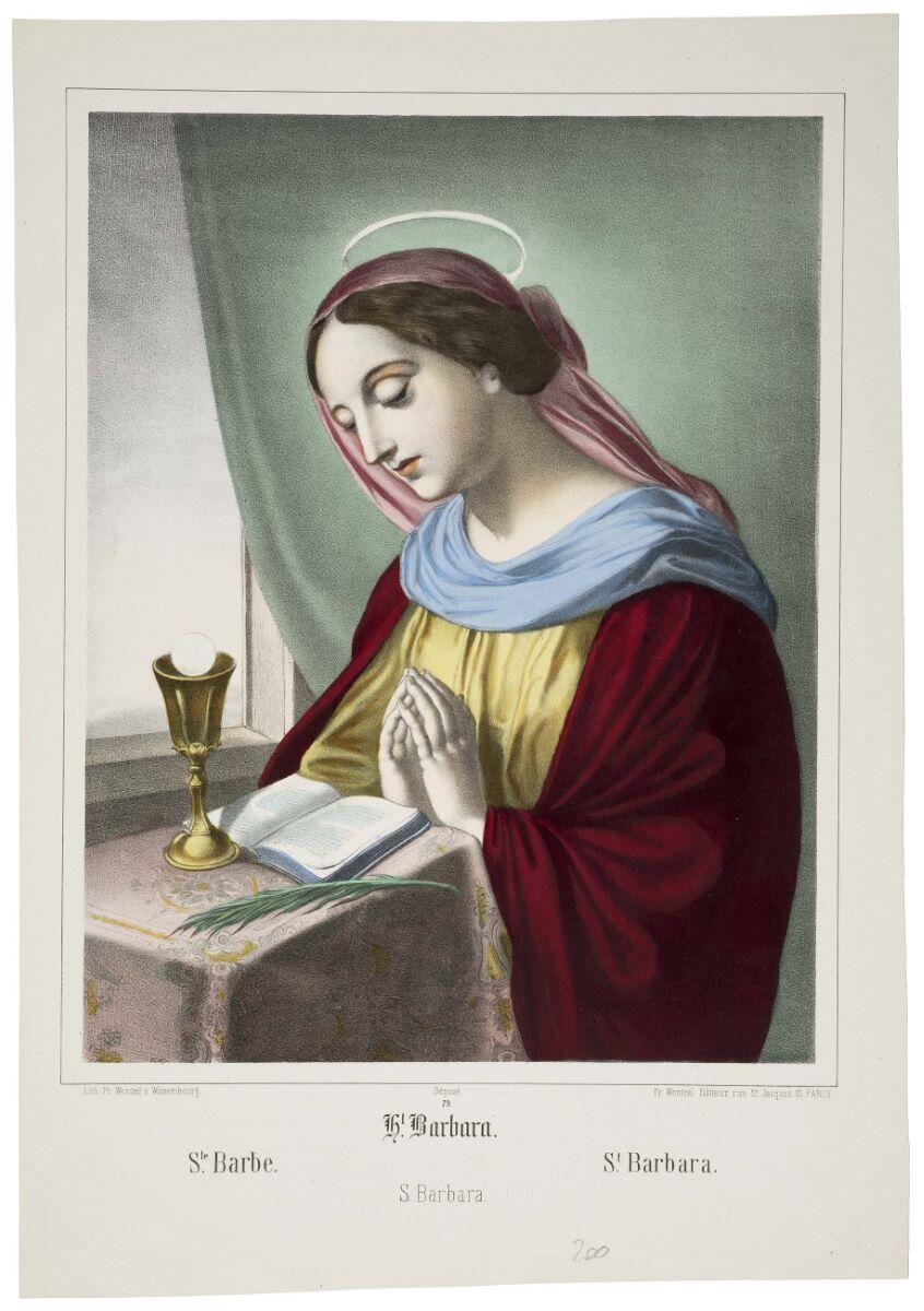 Ste. Barbe. 79. (titre inscrit fr., all., it., esp.), Jean Frédéric Wentzel, 1855-1859