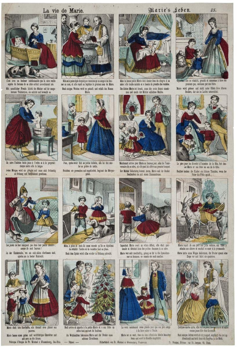 La vie de Marie. 25. (titre inscrit fr., all.), Jean Frédéric Wentzel, 1855-1859