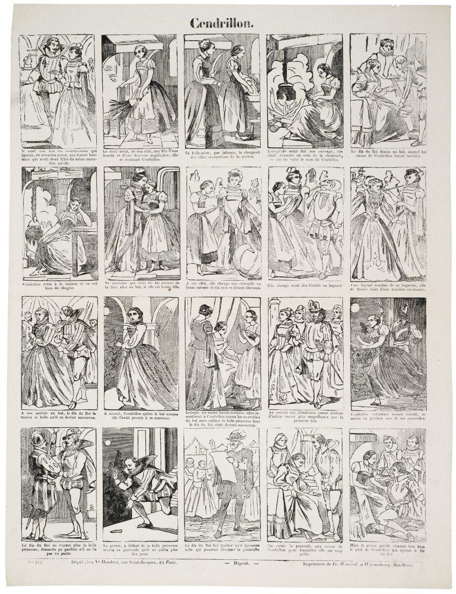 Cendrillon. (Nro 215) (titre inscrit), Jean Frédéric Wentzel, 1859-1869