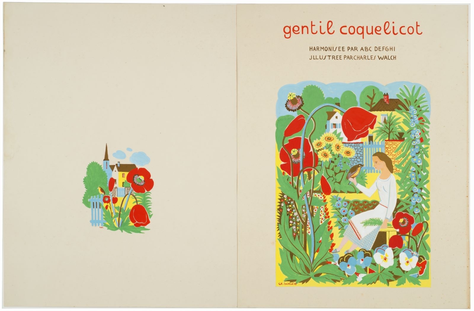 gentil coquelicot (titre inscrit), Charles Walch, 1941