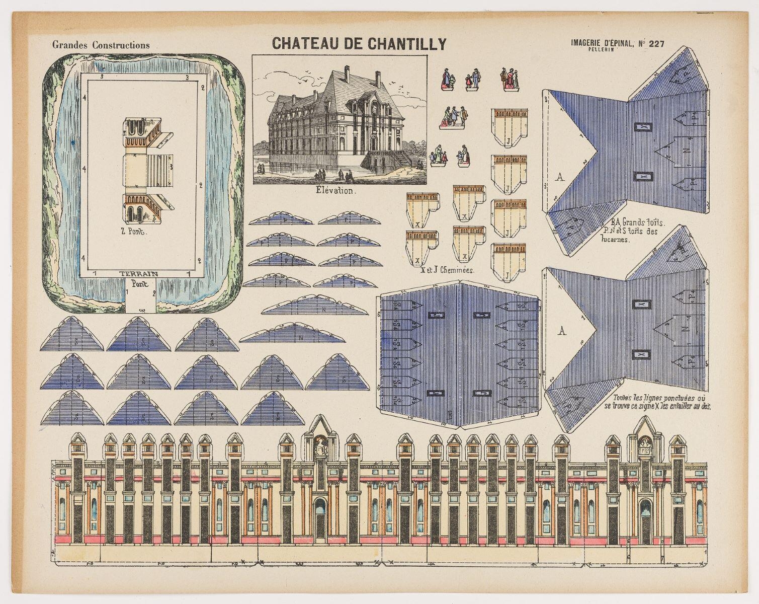 CHATEAU DE CHANTILLY (titre inscrit), Louis Georges Albert Morinet, 1882 dépôt légal