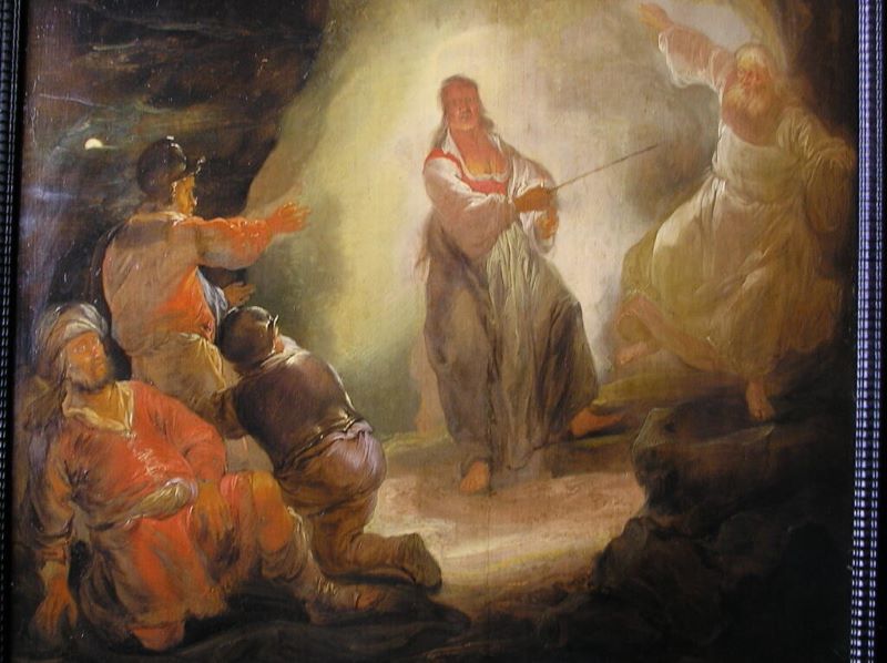 Saül et la pythonisse d’Endor évoquant l’ombre du prophète Samuel_0