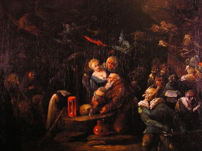 La tentation de saint Antoine, Egbert Van Heemskerck, 1689 après