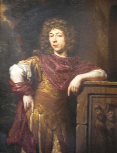 Portrait d’un jeune homme costumé à l’antique, Nicolaes Maes, 1675 vers