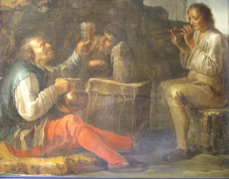 Scène rustique, Jan Van de Venne, 1ère moitié 17e siècle
