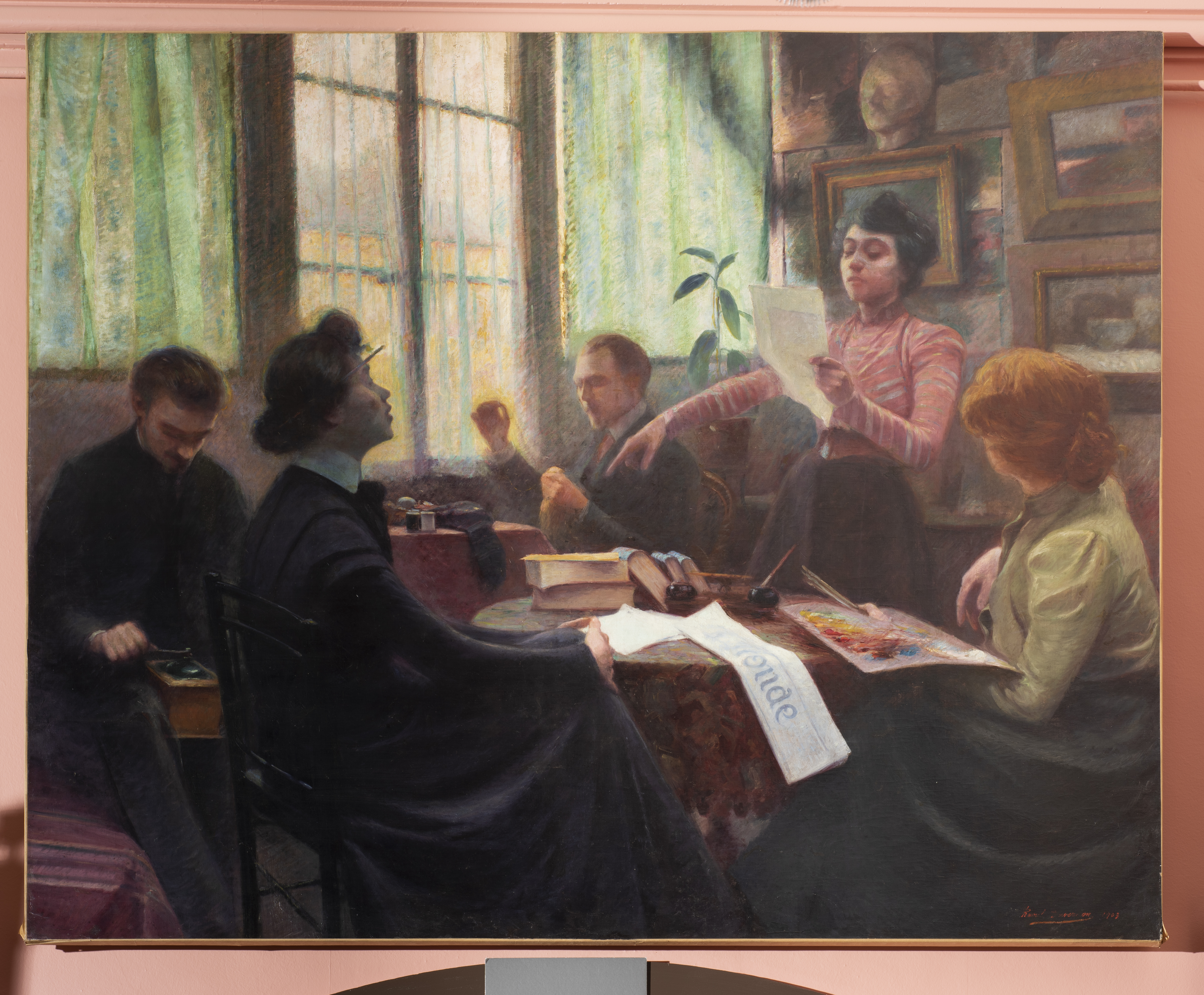 Scène d’intérieur, Raoul Duvernon, 1903