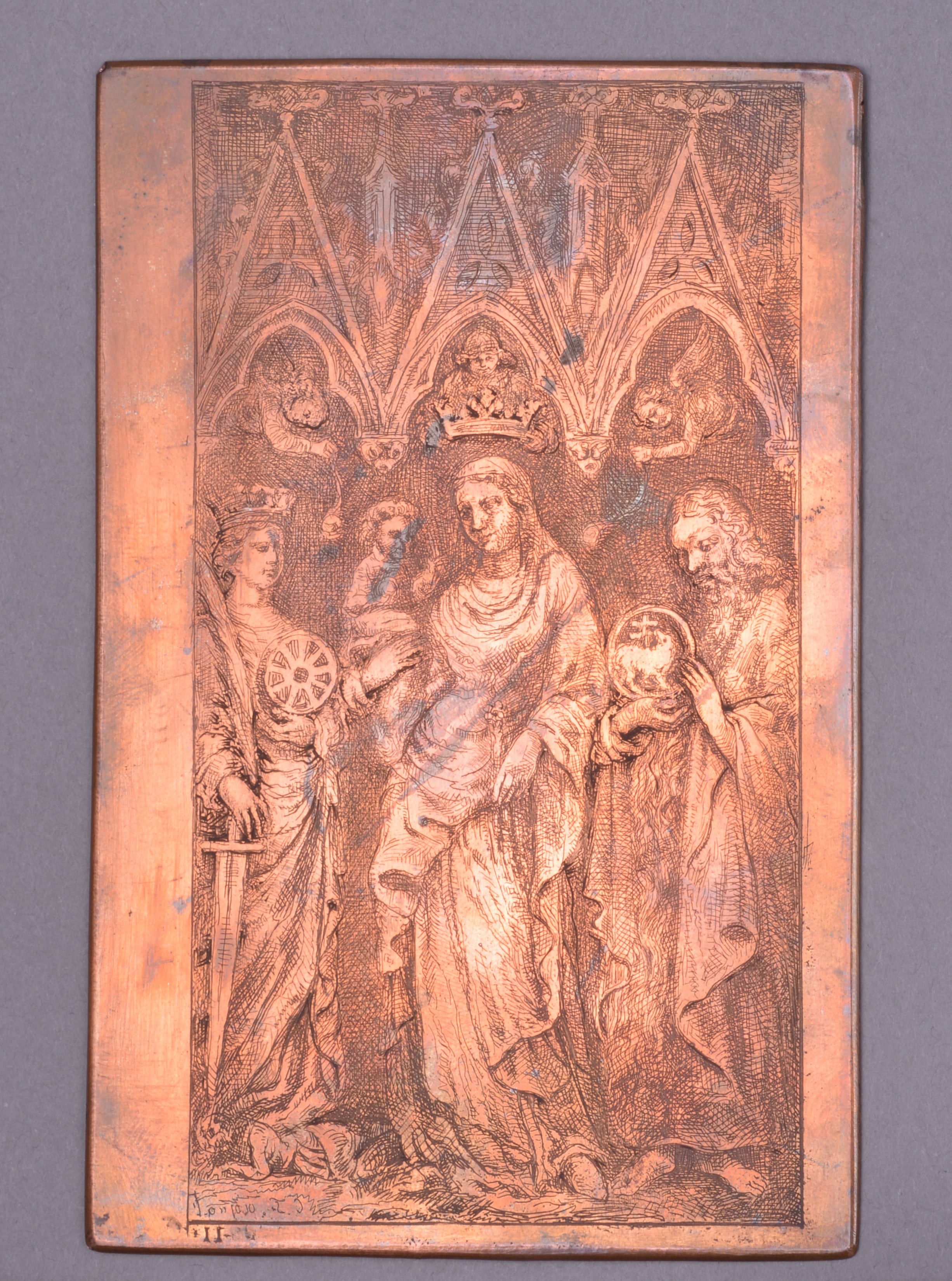Plat de reliure en ivoire de l'Evangéliaire Saint-Goëry d'Epinal, Charles François Friry, 1862 vers,1877