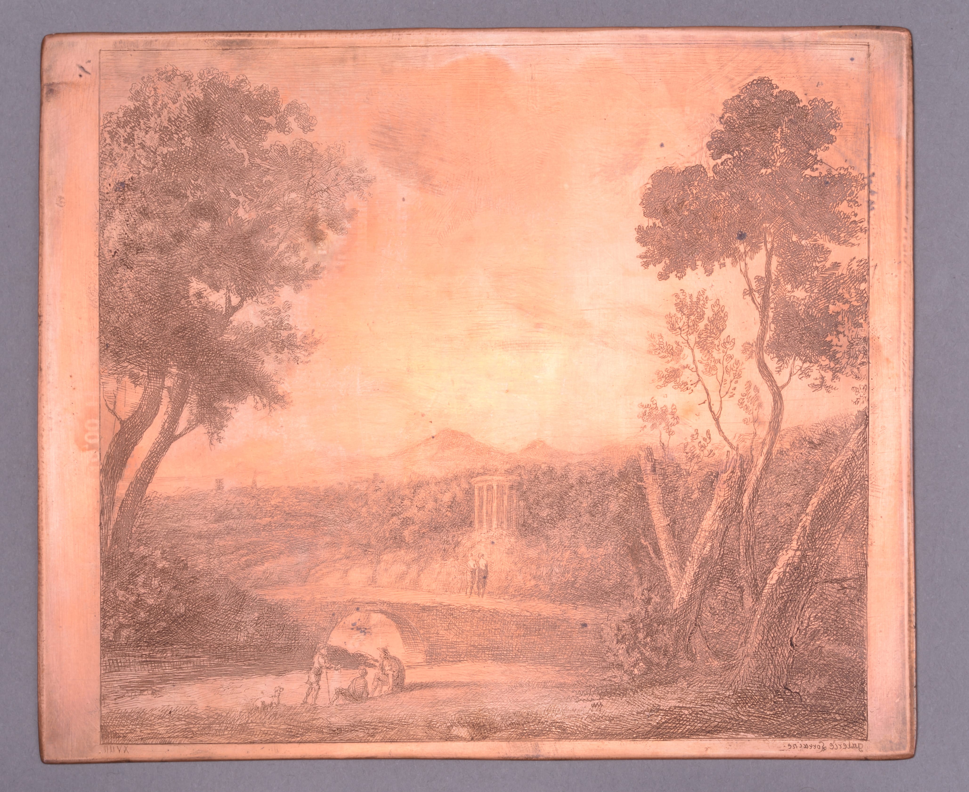 Paysage avec tholos, Charles François Friry, 1862 vers,1871