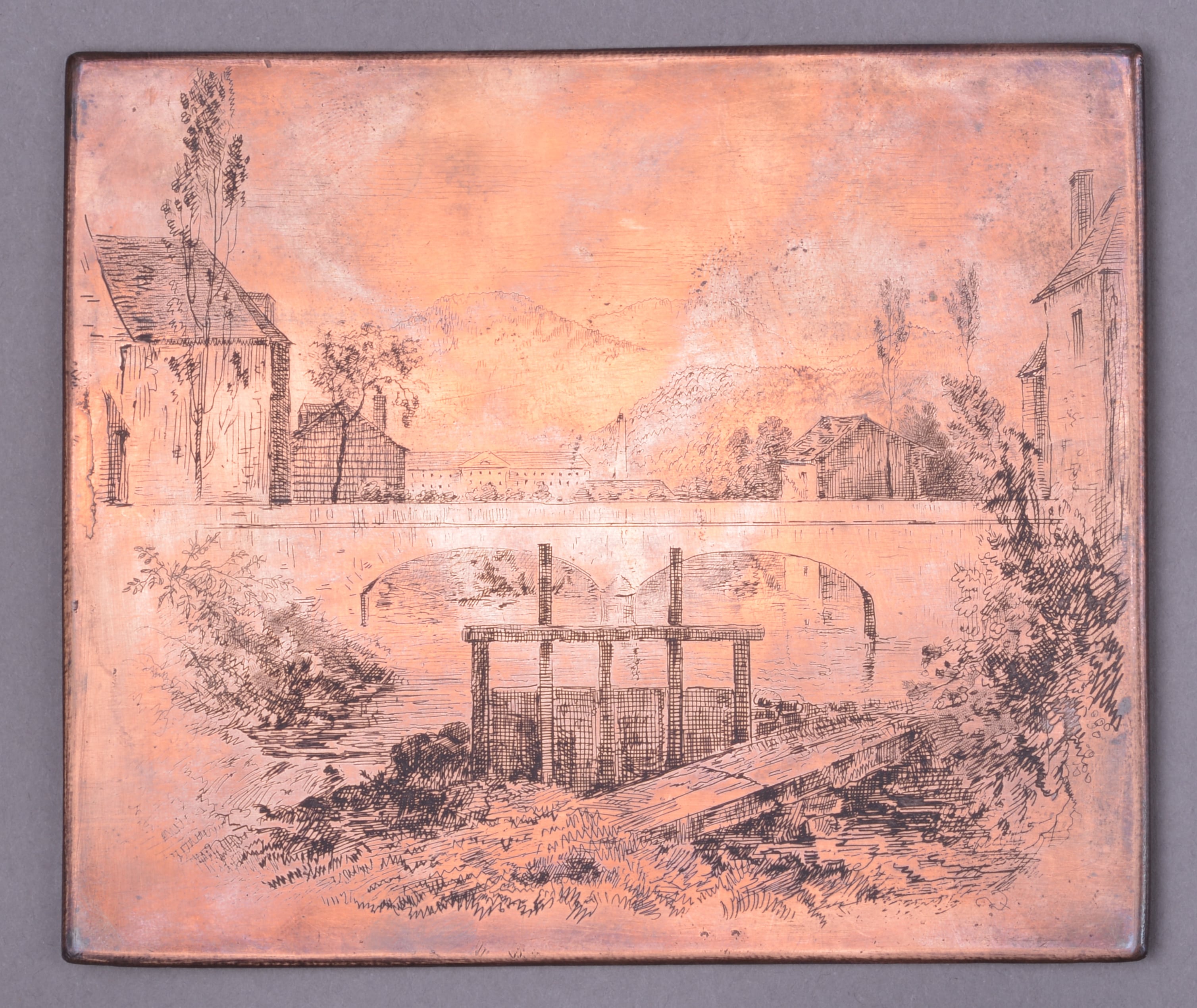 Pont du Val d'Ajol, Charles François Friry, 1846