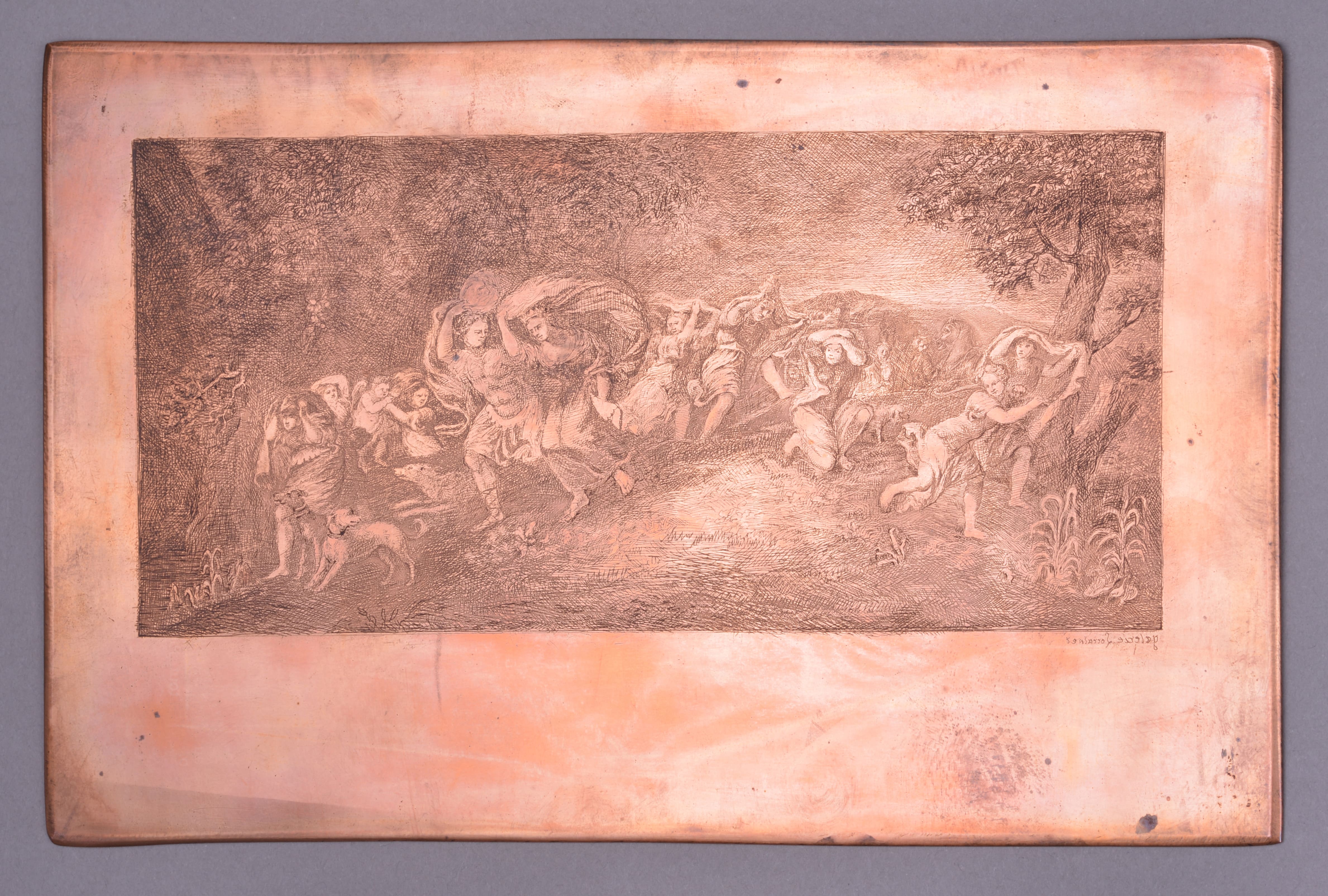 Eventail Didon et Enée, Charles François Friry, 1862 vers,1871