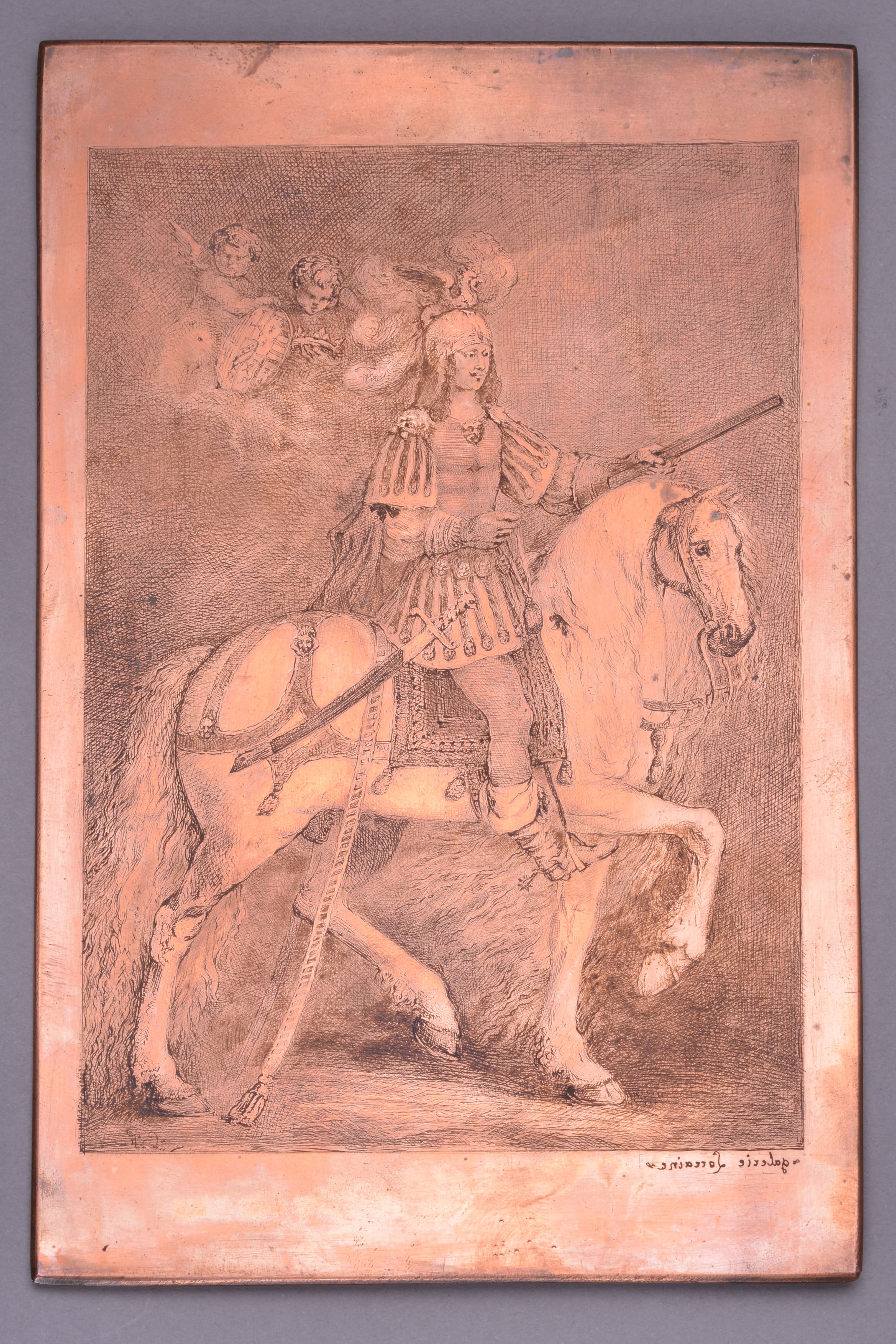 Portrait équestre de Charles IV (?) Duc de Lorraine, Charles François Friry, 1862 vers,1871