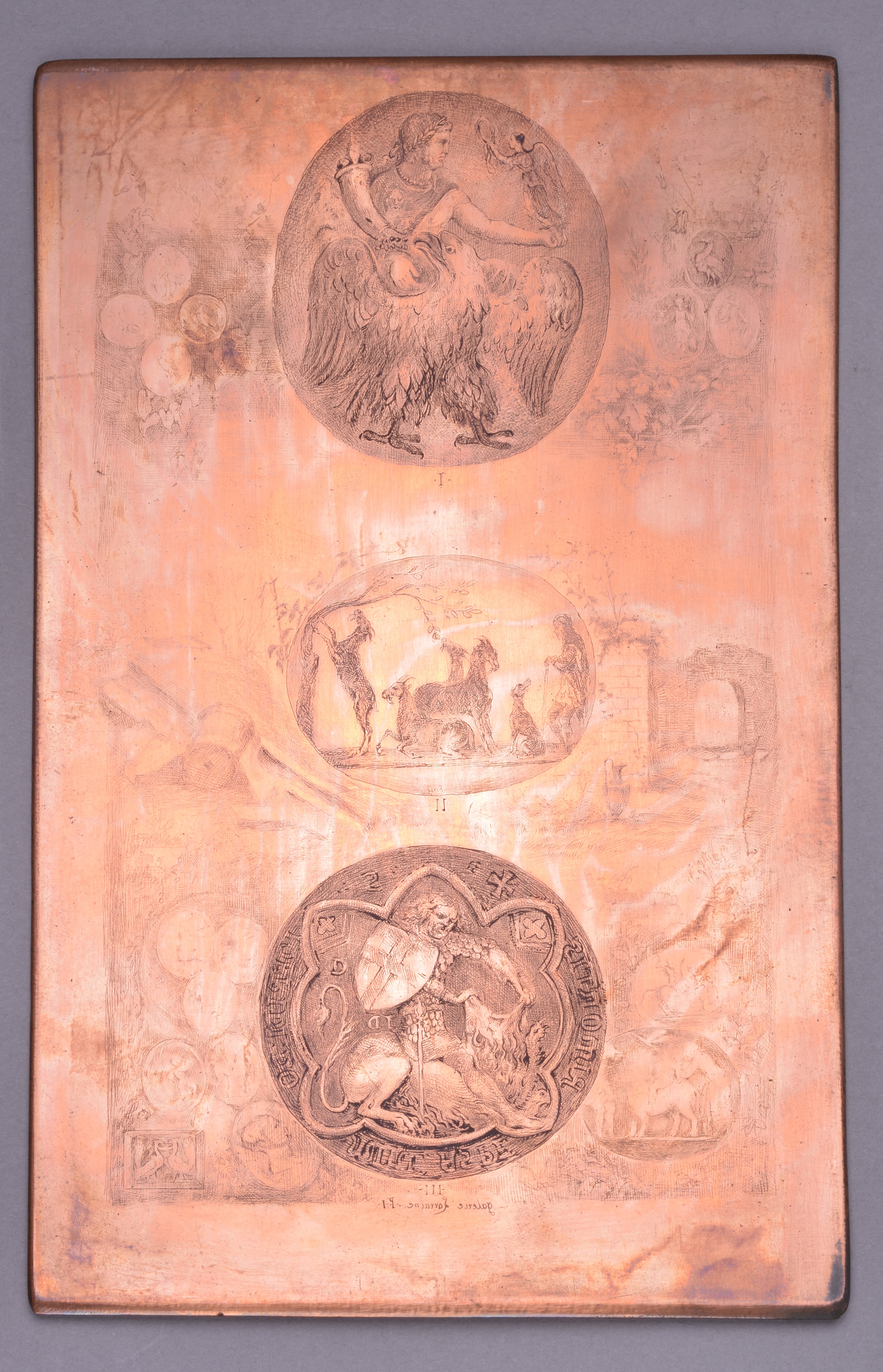 Camées et sceau de Geoffroy IV, sire d'Apremont, 1333, Charles François Friry, 1862 vers,1877