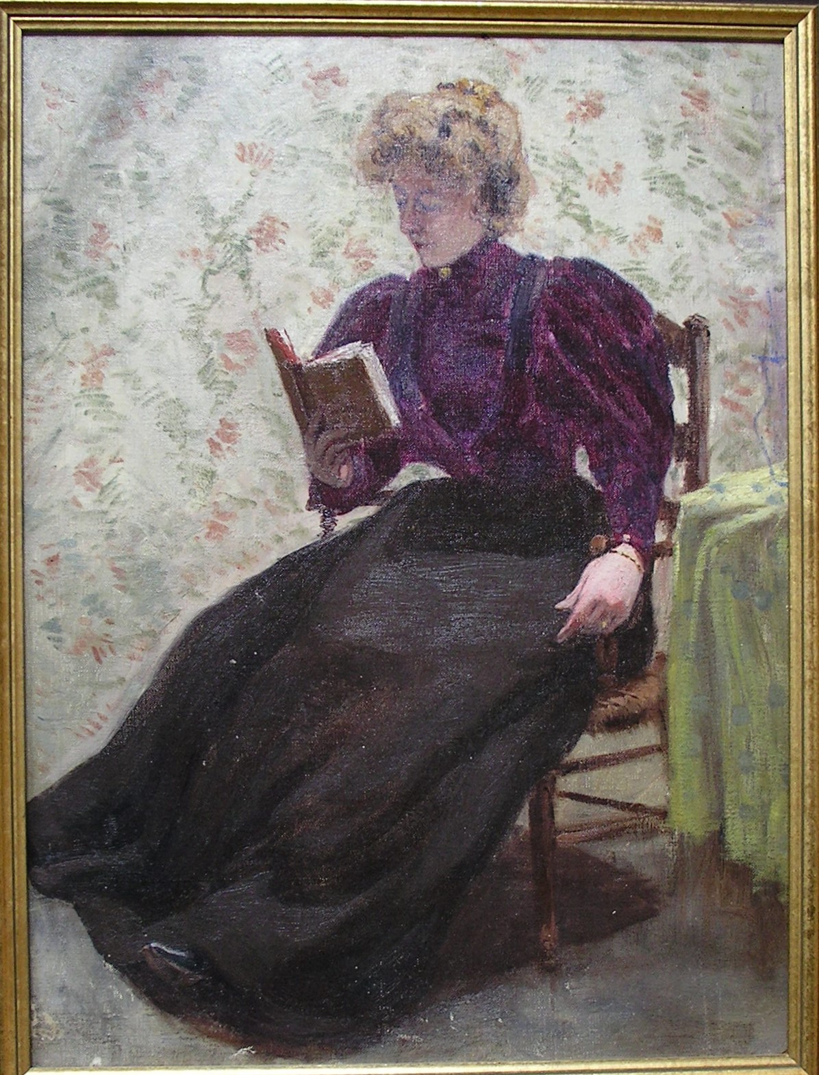 Portrait de Miss Nora Thatcher ou Femme lisant, Pierre Waidmann, 1906-1908