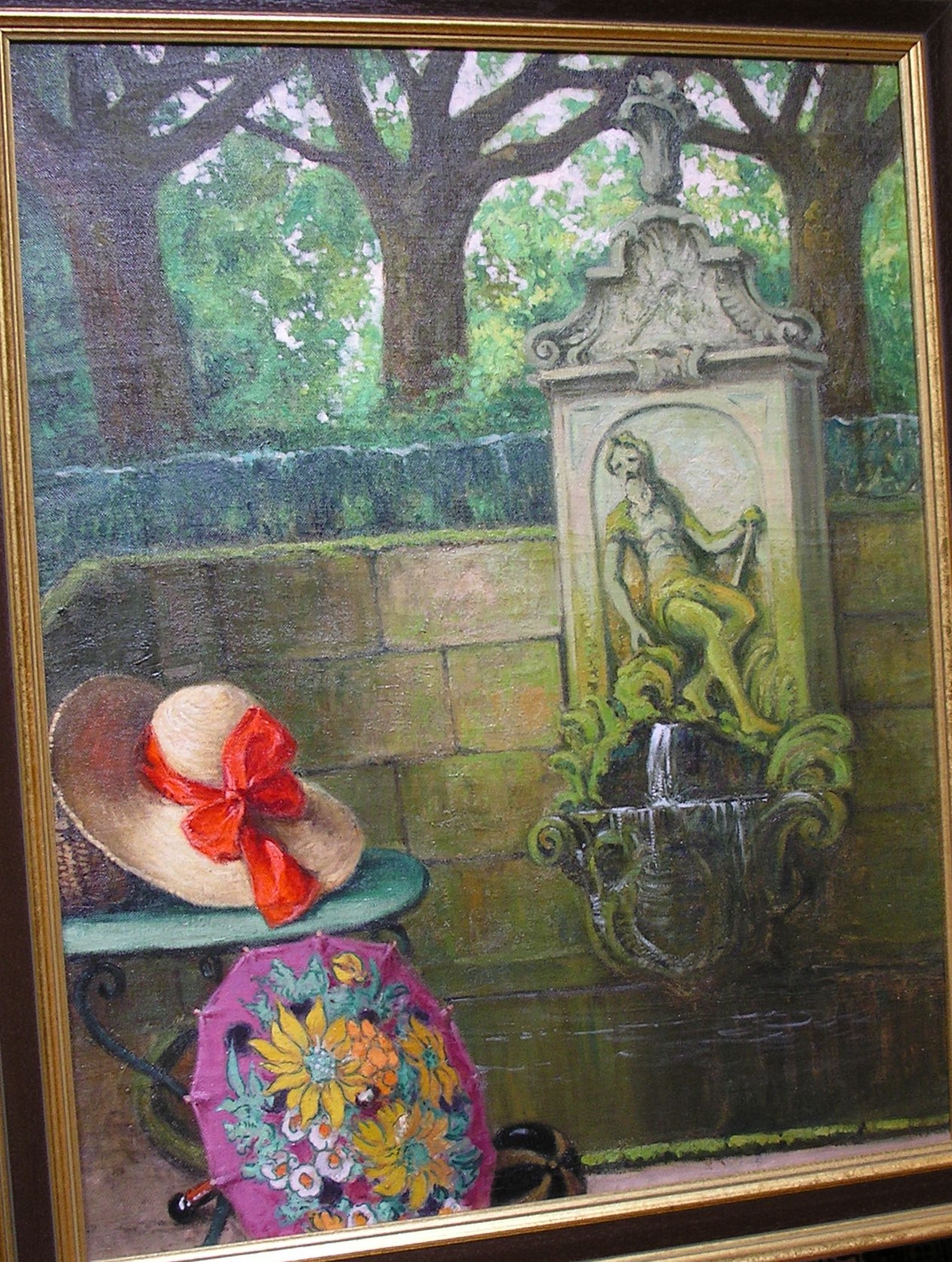 La Fontaine de Neptune, Pierre Waidmann, 1920 vers