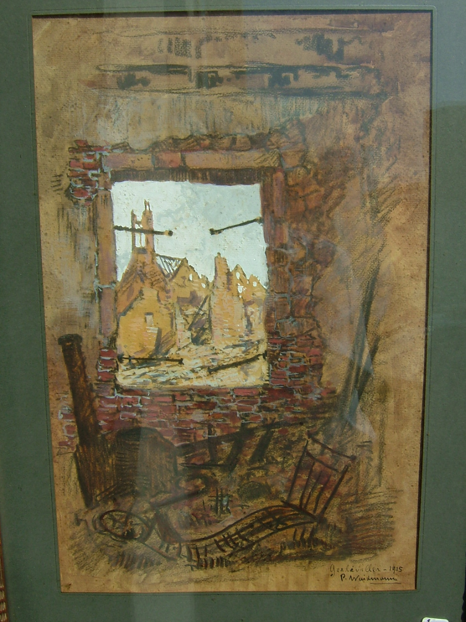 Gerbéviller. Ruines, Pierre Waidmann, 1915