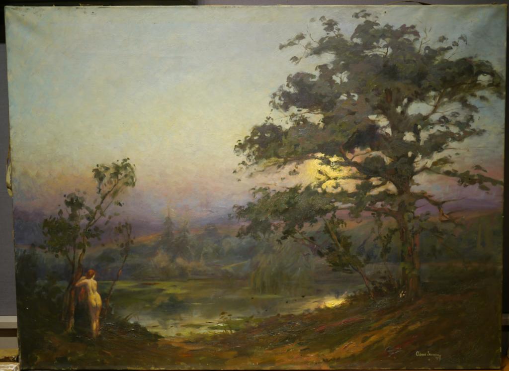 Nu féminin dans un paysage — Clément-Serveau