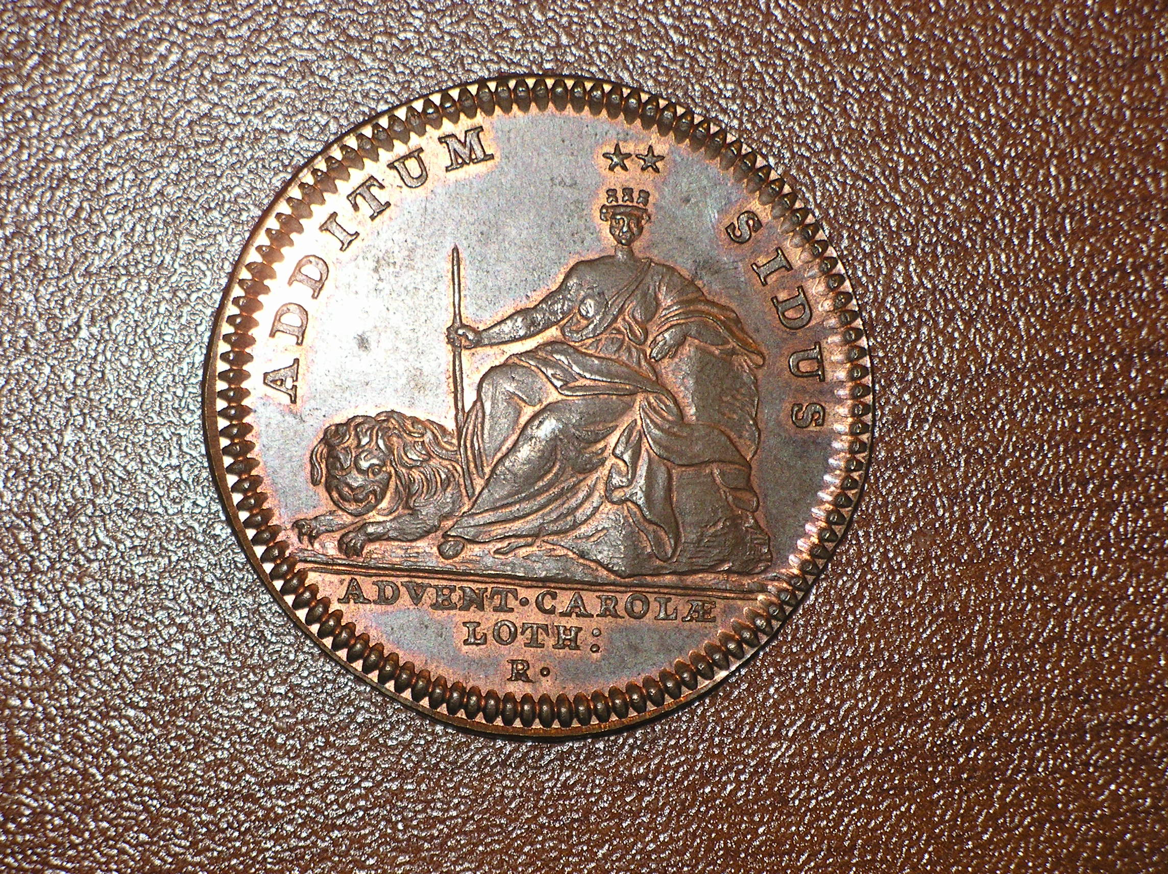 Jeton d'étrennes de Charles-Alexandre de Lorraine_1