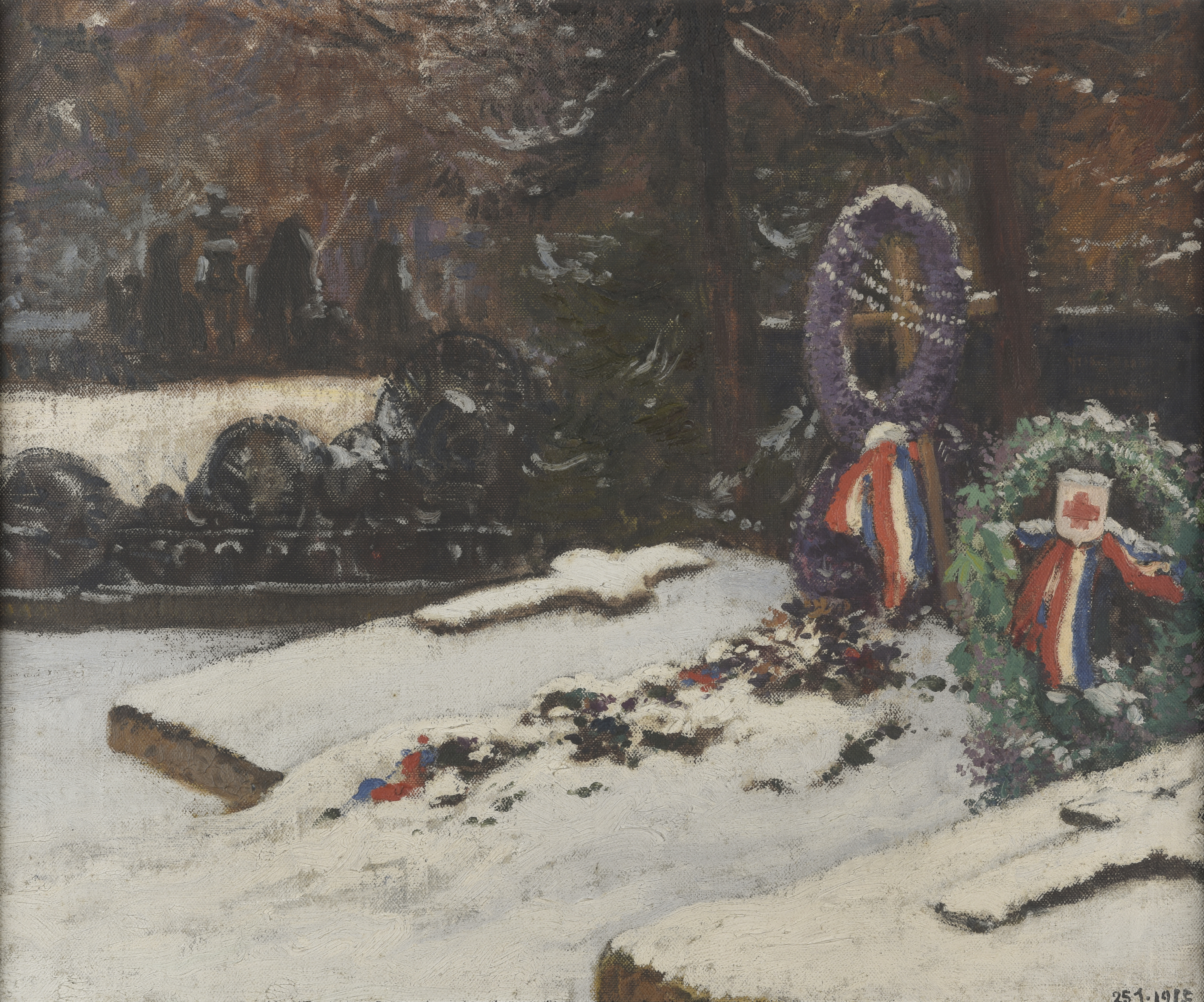 Tombe de Clémentine Waidmann, Pierre Waidmann, 1915