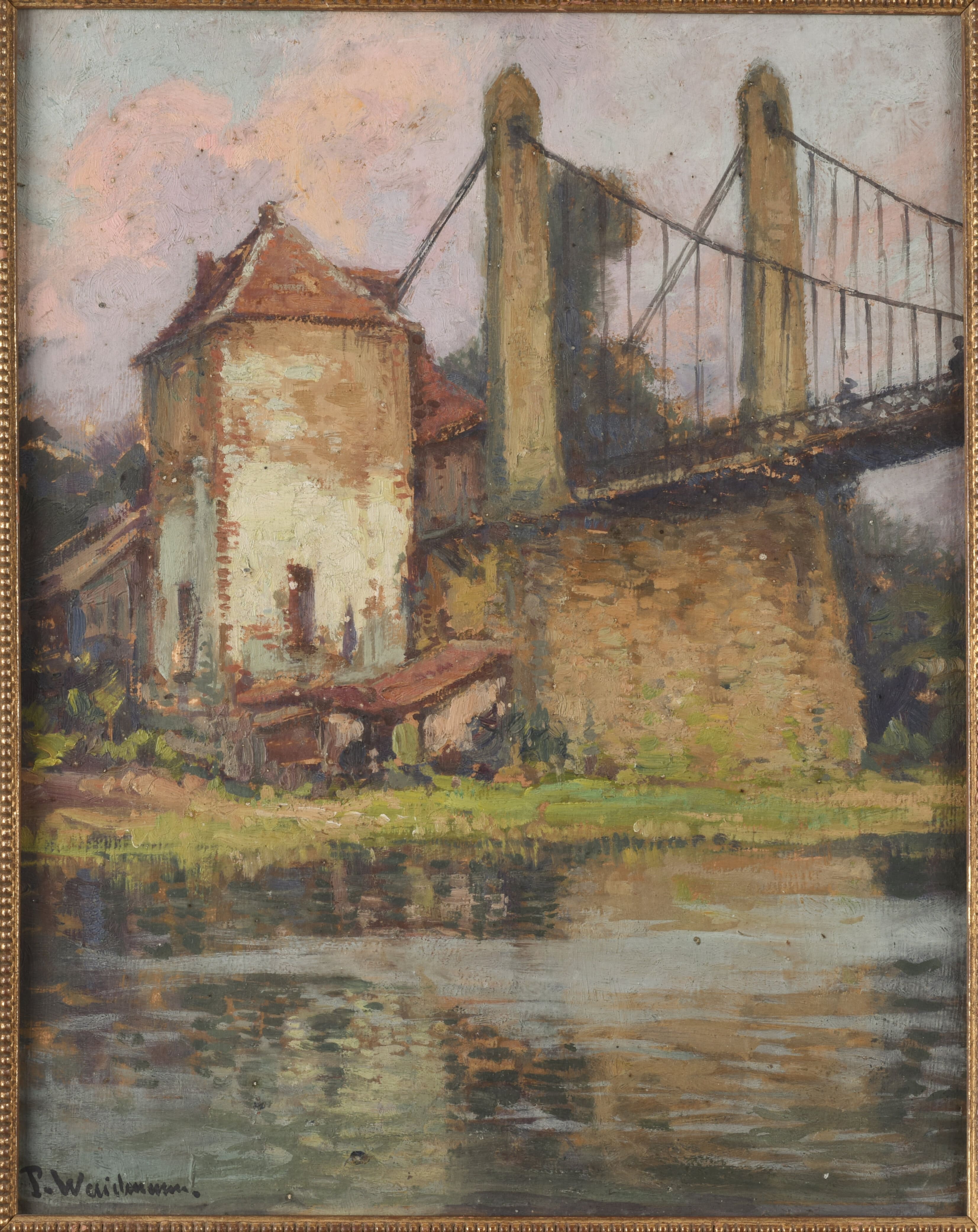 Le pont de Bassou, Pierre Waidmann, 1908 vers