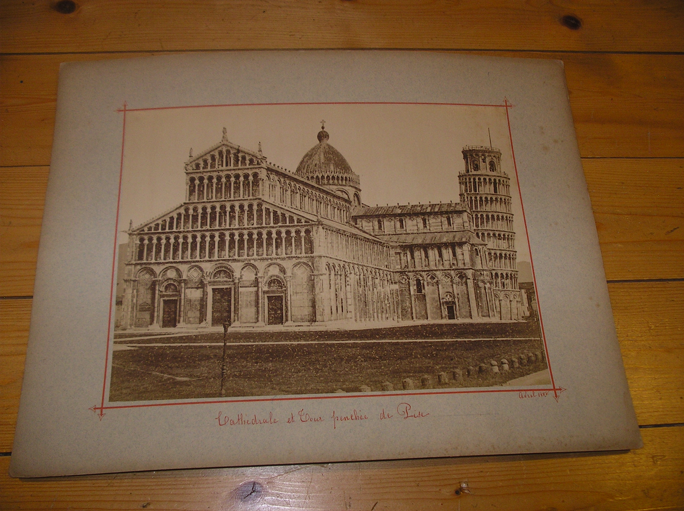 Cathédrale et tour penchée de Pise, Pierre Waidmann, 1888