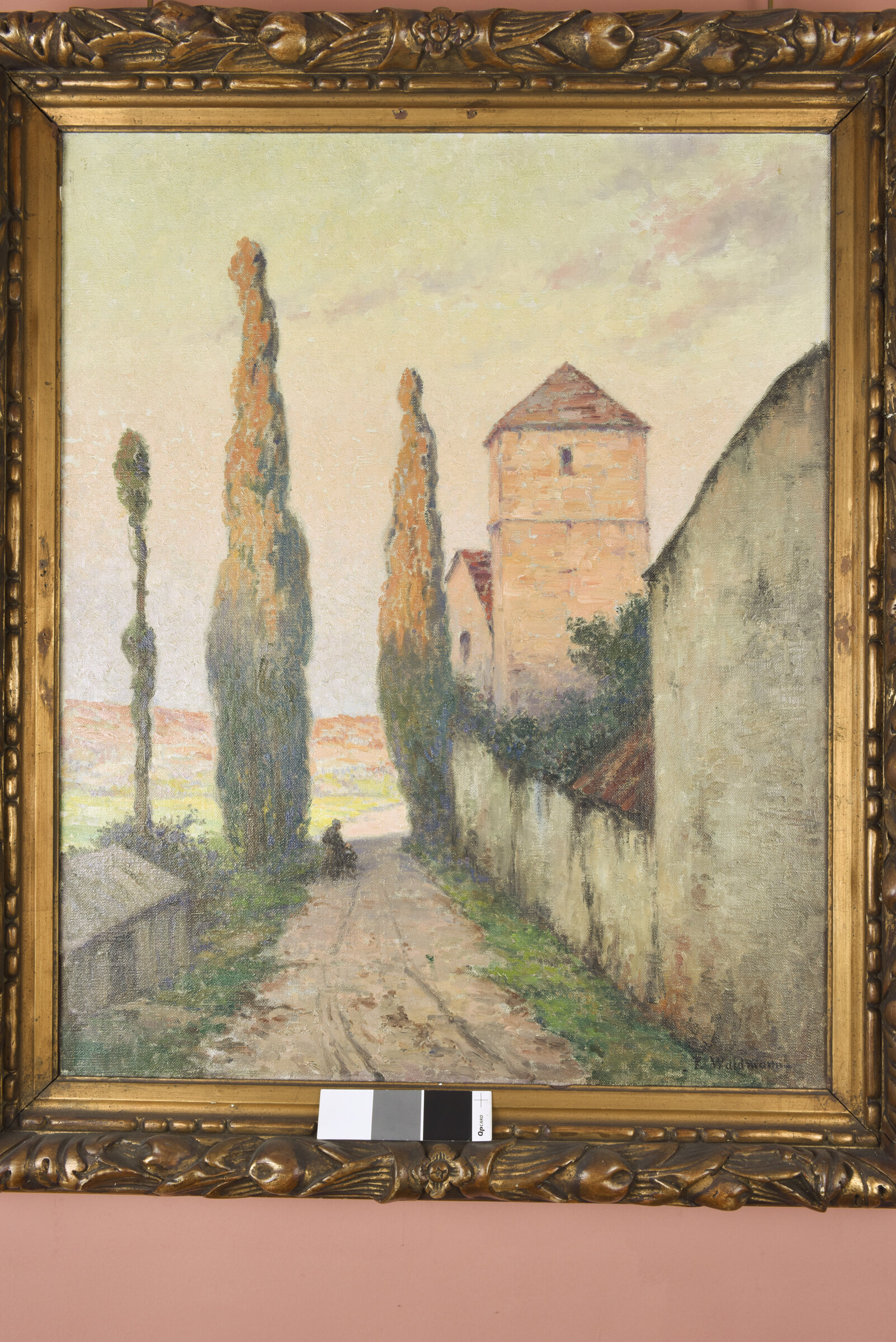 Route en Bourgogne, Pierre Waidmann, 1923 vers