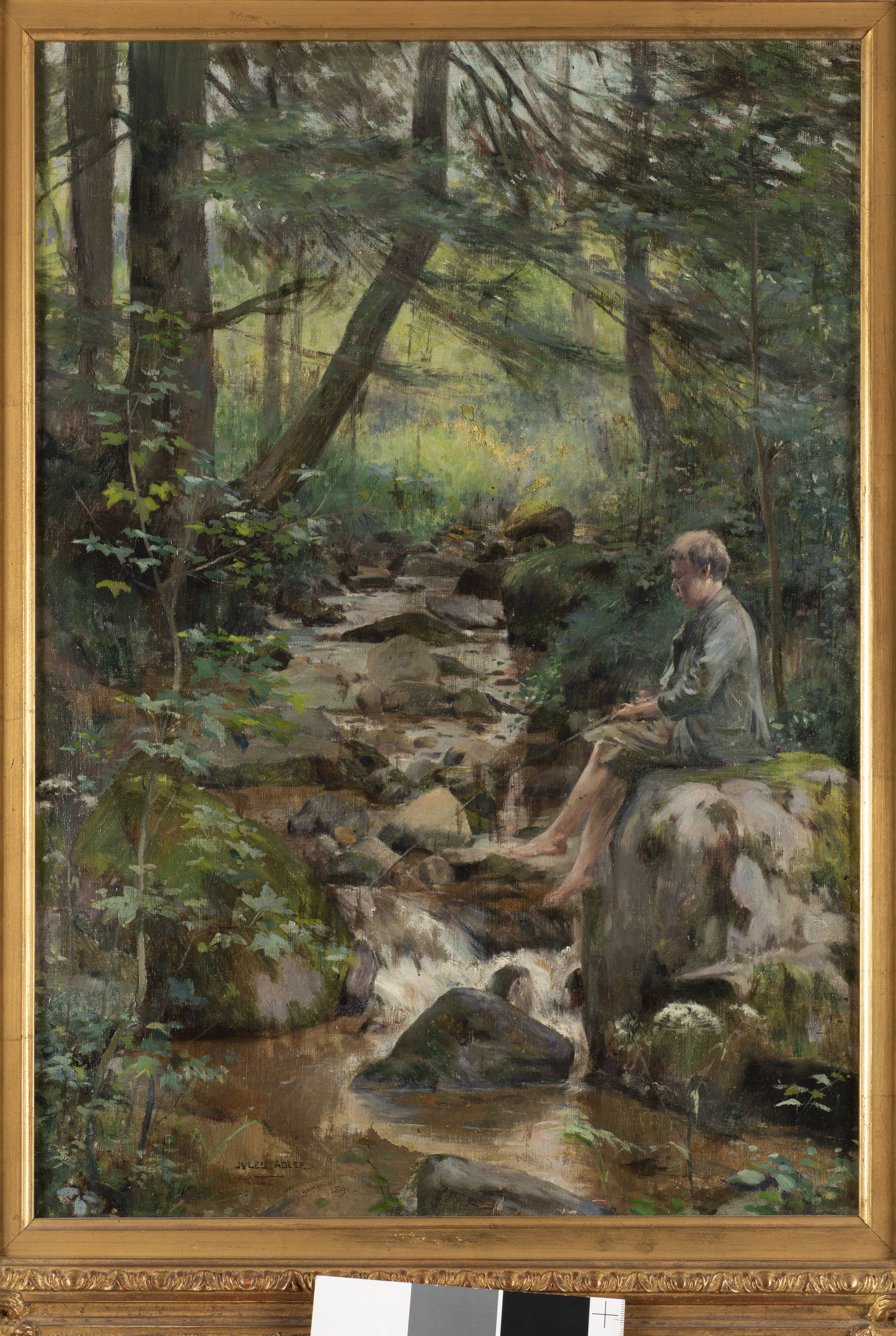 Le petit pêcheur, Jules Adler, 1891