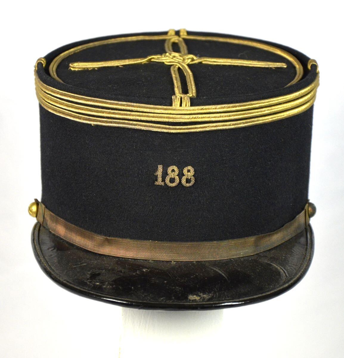 Tenue de Capitaine d'Artillerie lourde 188ème : képi et veste_2