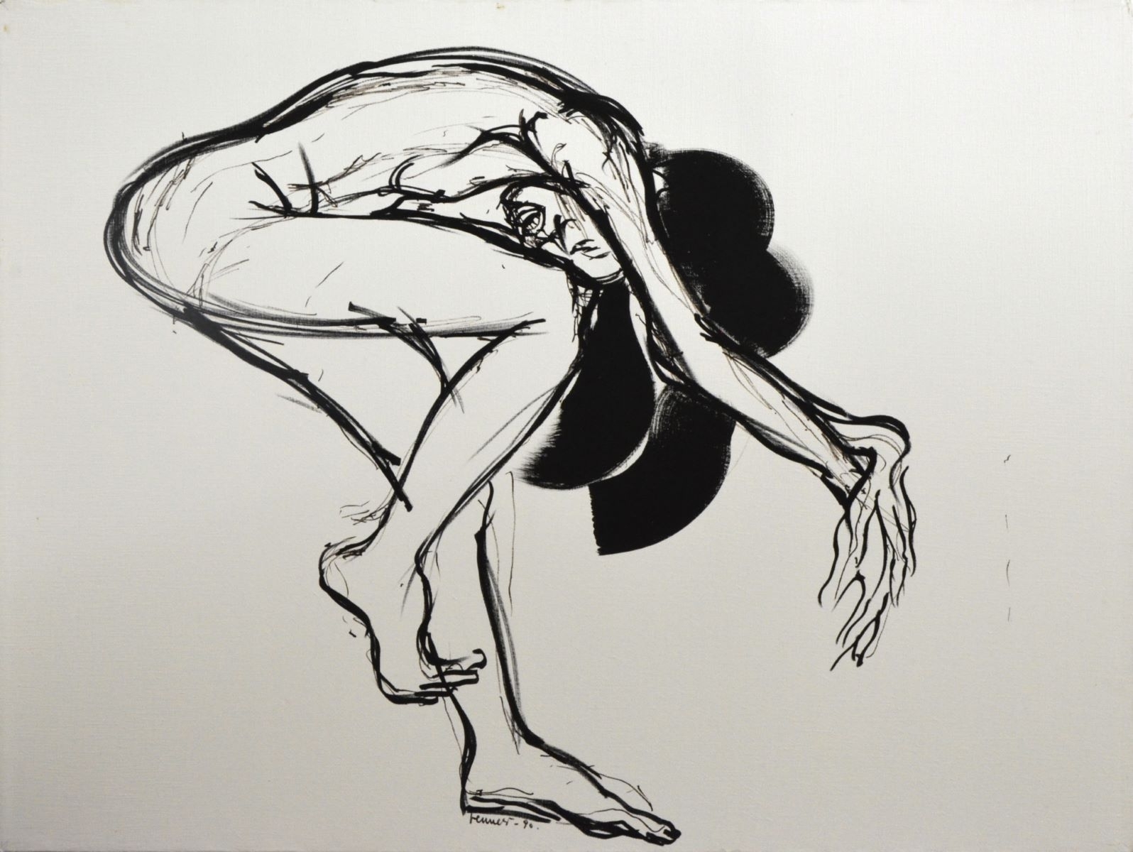 Femme cache-cache, Roland Venner, 1990 de