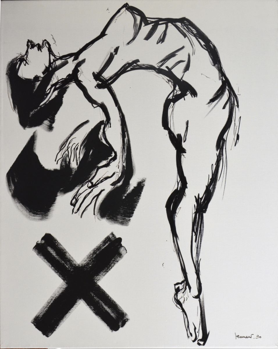 Femme renverse, Roland Venner, 1990 de