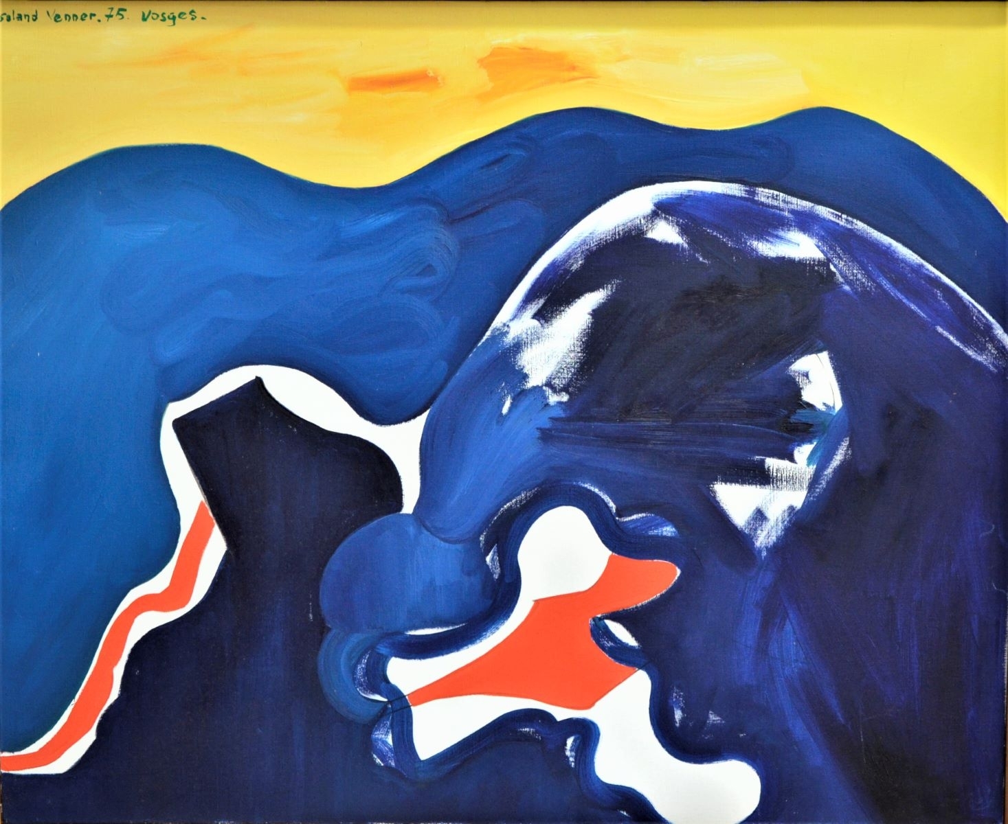 Hommage à les camarades résistants. Vosges, Roland Venner, 1975 de