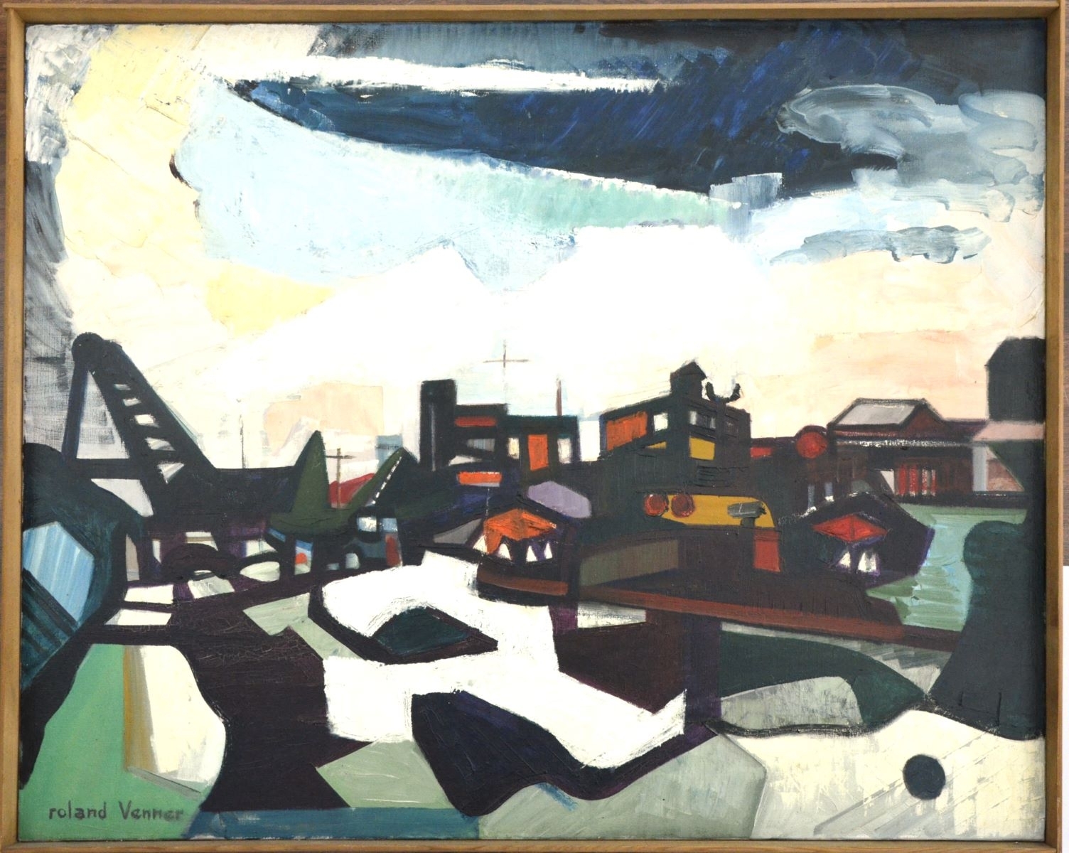 Canal Saint-Georges à Nancy, Roland Venner, 1965 de