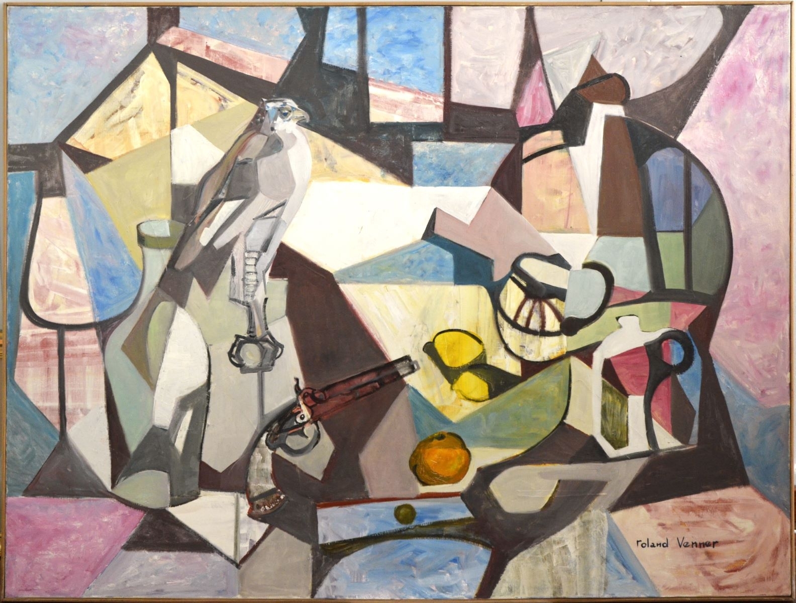 Nature morte au faucon, Roland Venner, 1956 entre,1957 et