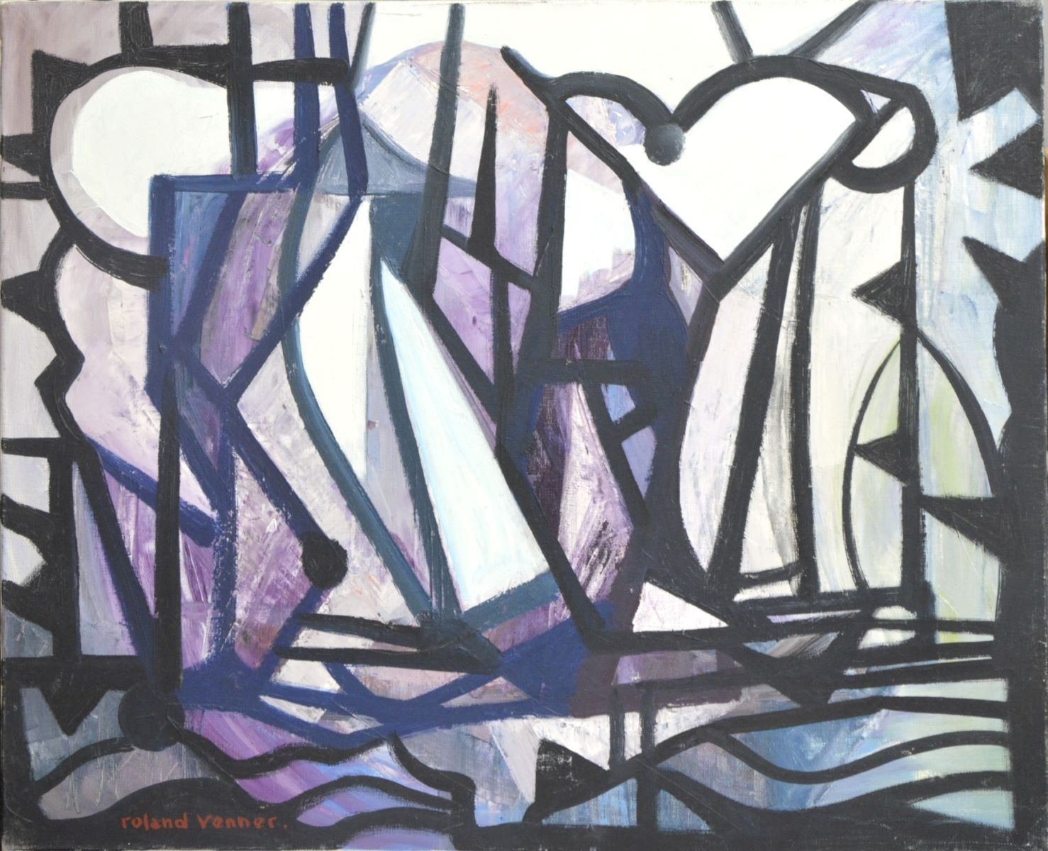Bretagne, bateaux à voiles, Roland Venner, 1957 entre,1958 et