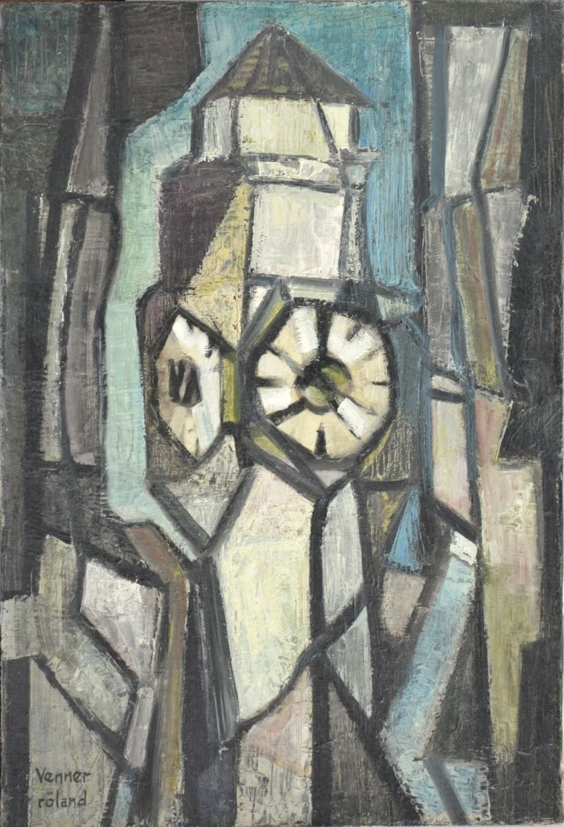 Villefranche, clocher de l'Eglise, Roland Venner, 1967 de