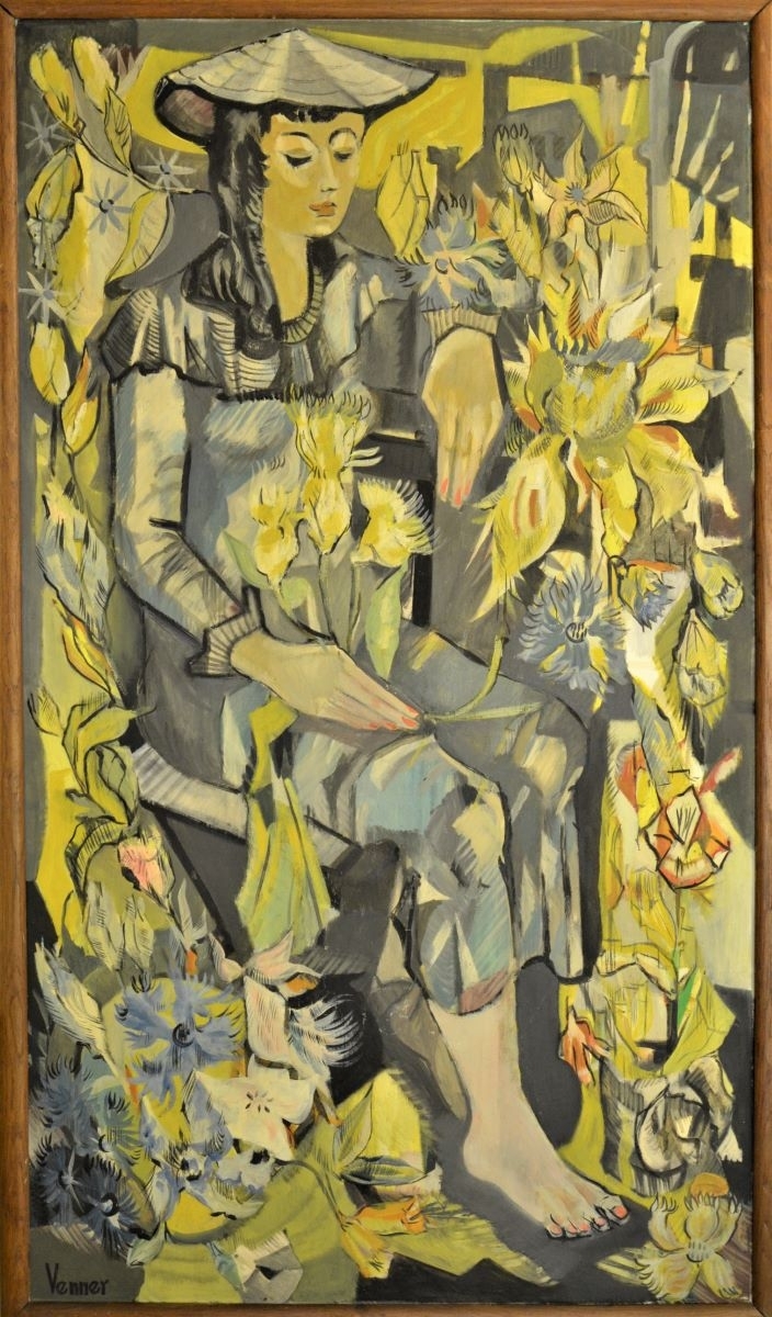 Femmes aux fleurs (titre factice), Roland Venner