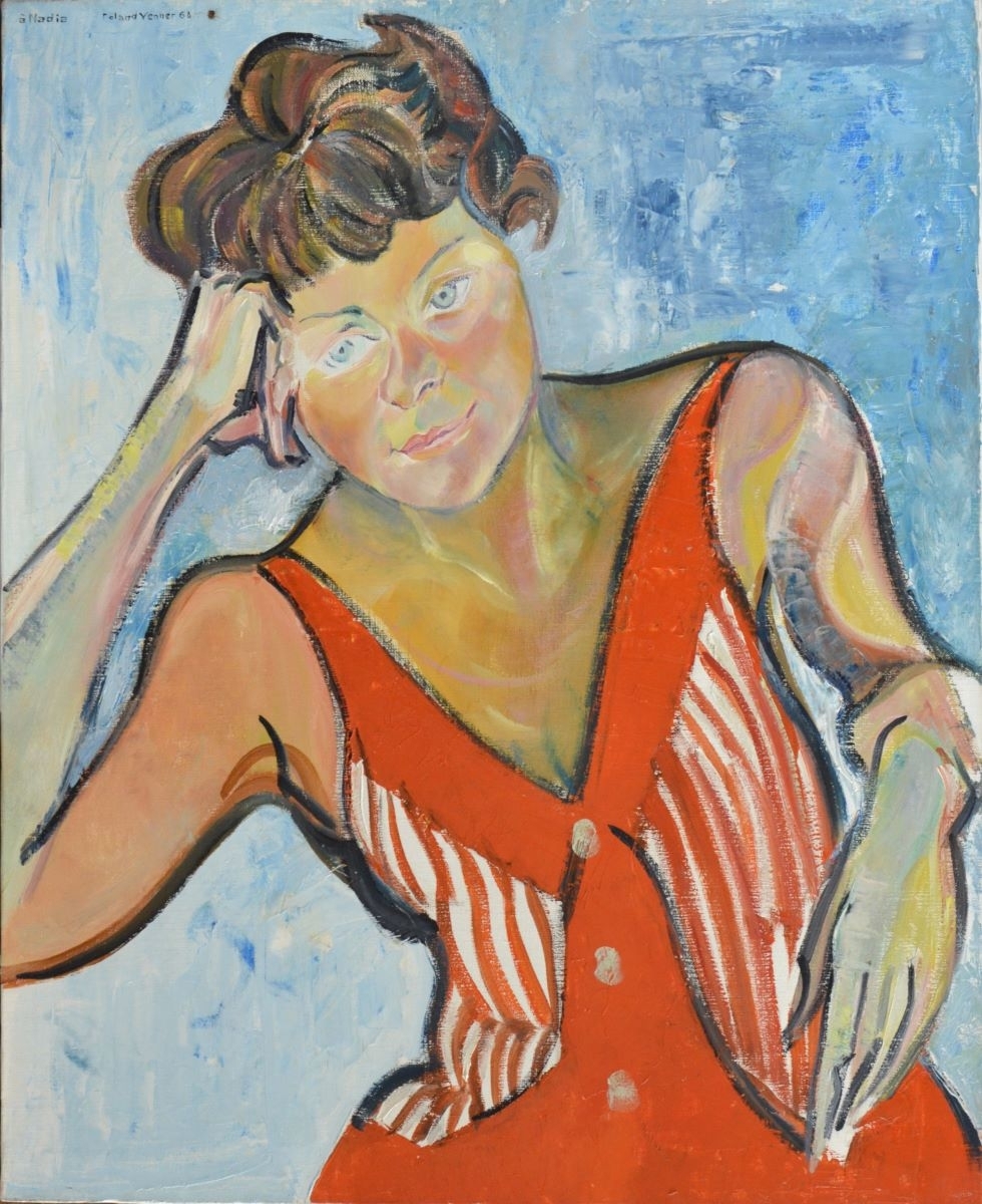 Portrait de Nadia (titre factice), Roland Venner, 1968 de