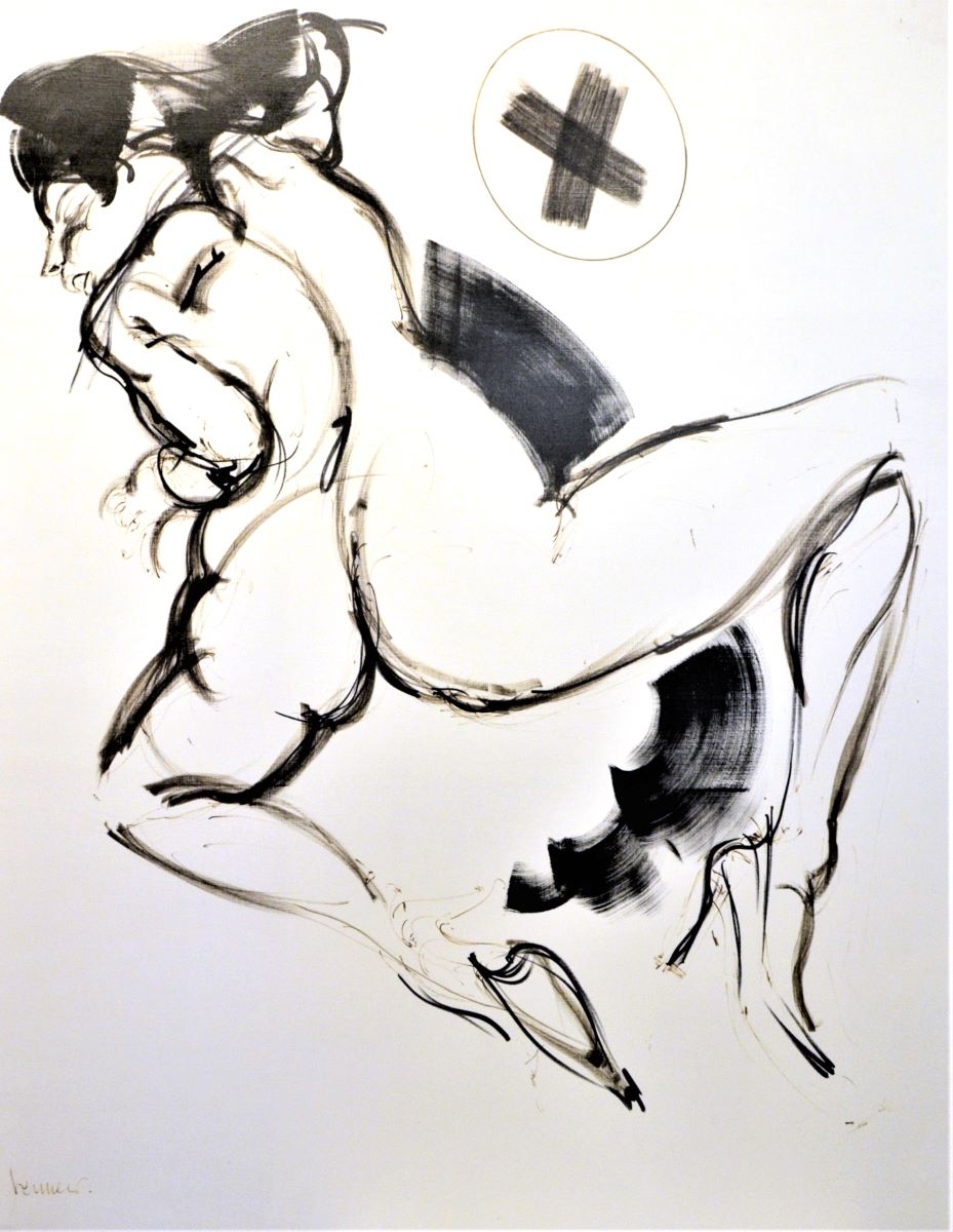 Grande figure endormie vue de dos (2), Roland Venner, 1986 de