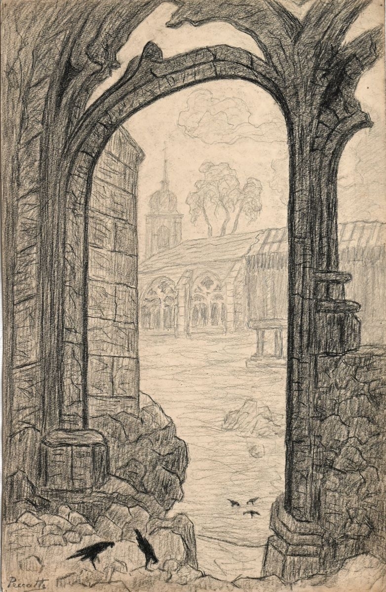 Saint-Dié, Cloître VII (titre factice), Charles Peccatte, 1945