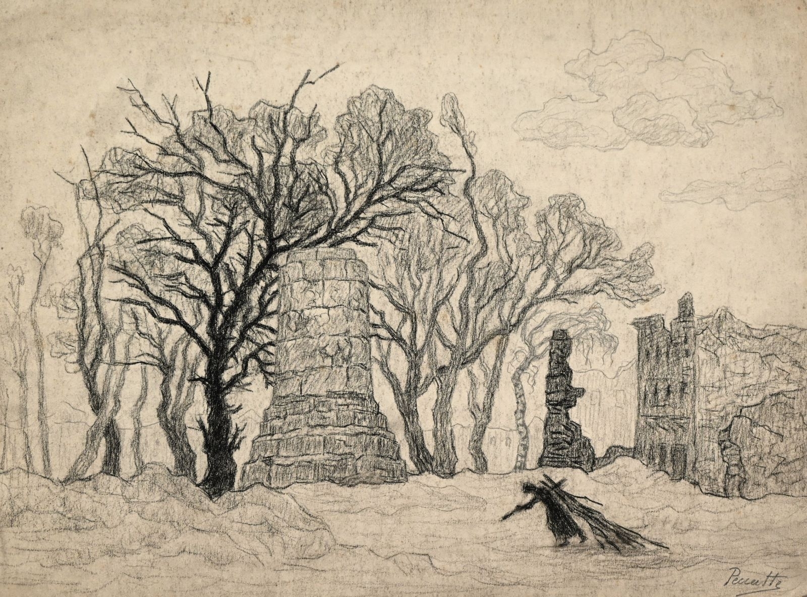 Saint-Dié, monument aux morts II (titre factice), Charles Peccatte, 1945