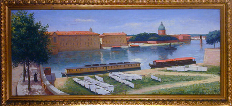 Le port de la Daurade, les bains chauds et le bateau-lavoir_0