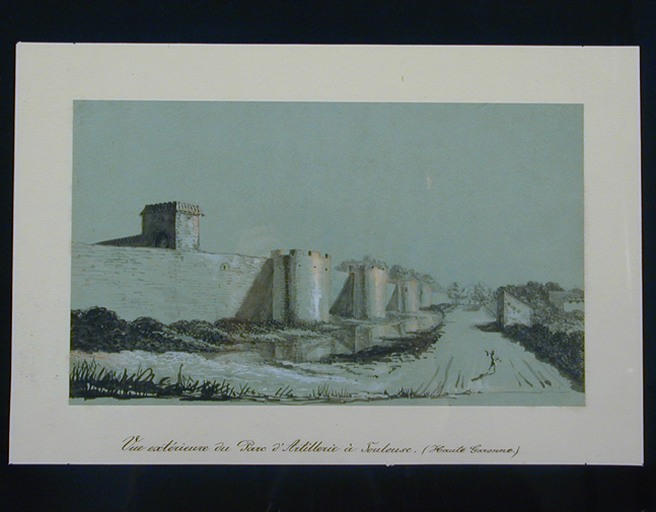 Vue extérieure du parc d'artillerie à Toulouse_0