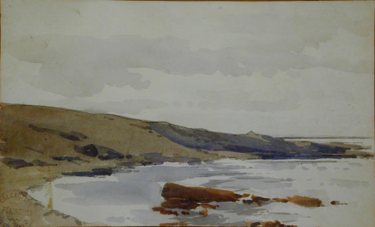 Bord de mer, Gabriel Beringuier, 2e moitié 19e siècle, 1er quart 20e siècle