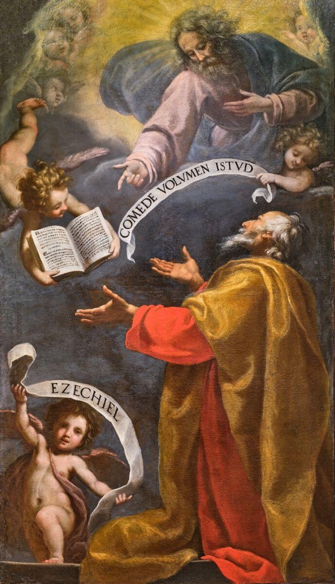 L'épreuve d'Ezéchiel, Matteo Rosselli, 1600 de,1650 à