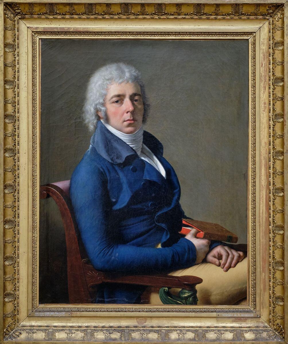 Portrait du citoyen Bourgeon, Anne-Louis Girodet, 1800 de,1899 à