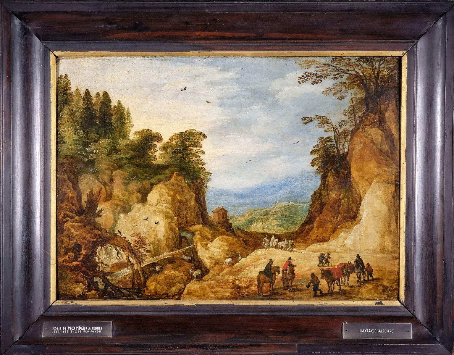 Paysage alpestre, De Momper Joss, 1600 de,1625 à