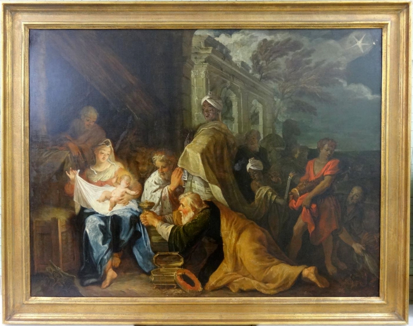 Adoration des rois mages, Claude Verdot, 1708