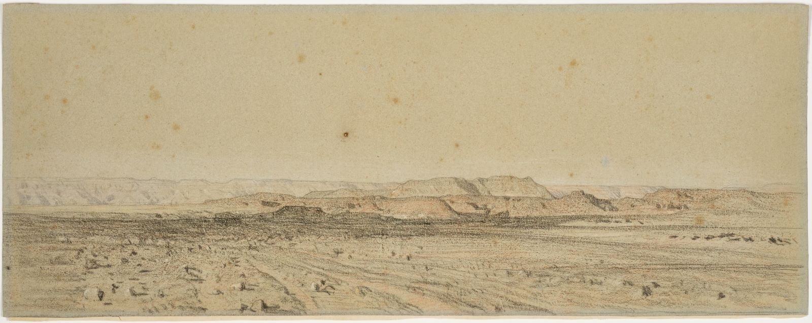 Ouaddi il Omrah, Sinaï, Léon Belly, 1850 de,1875 à