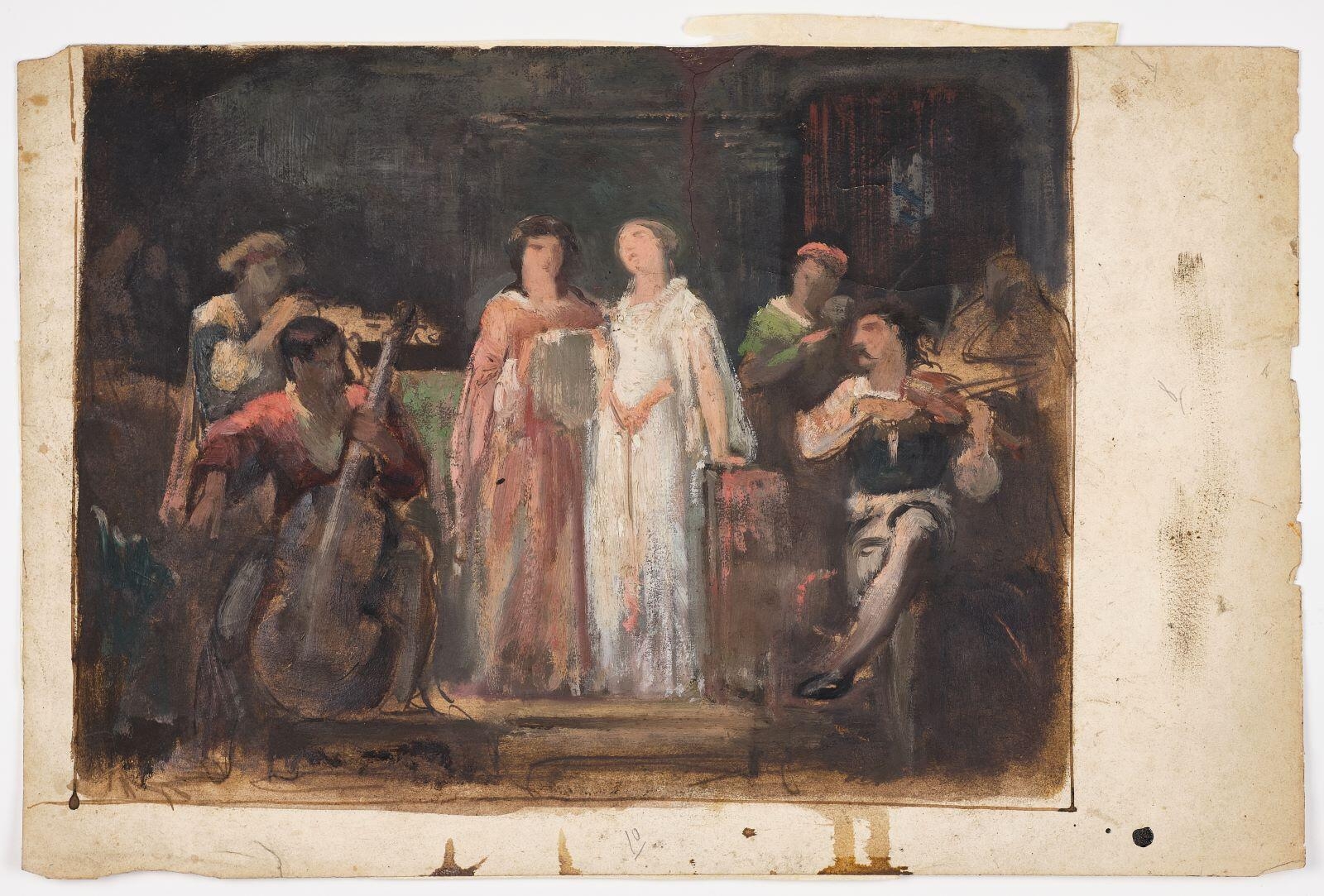 La Musique, François-Nicolas Chifflart, 1850 de,1899 à