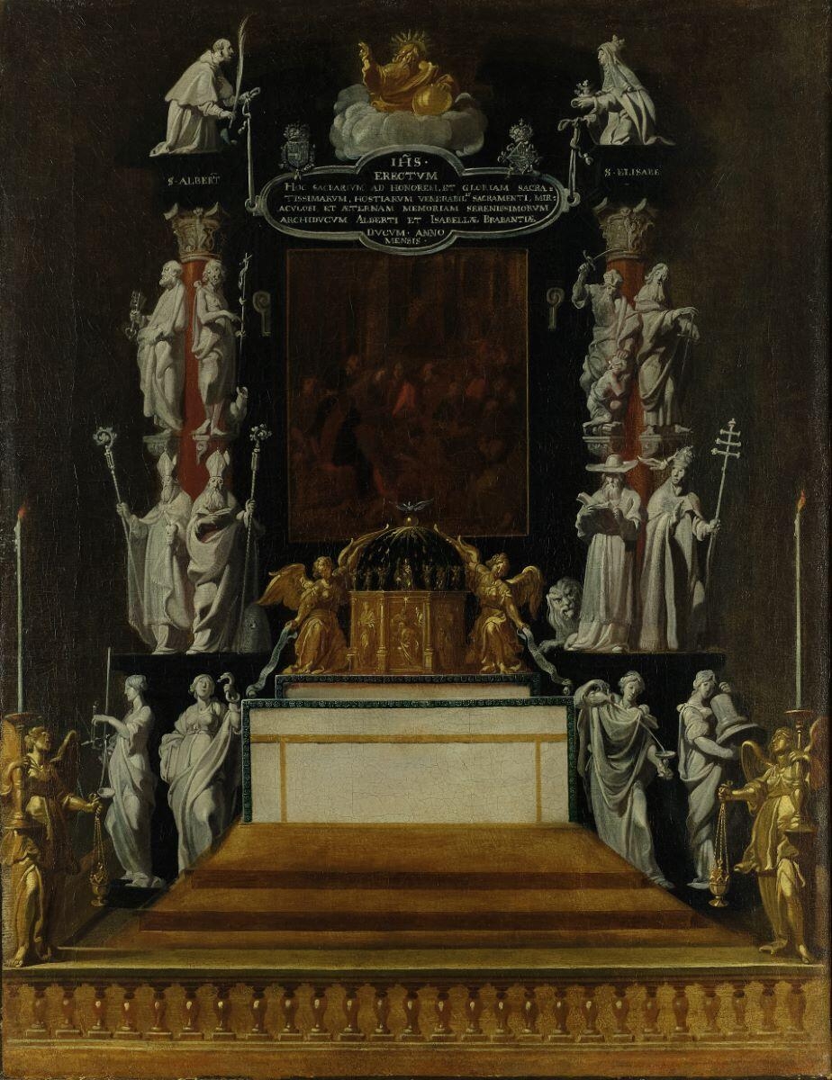 Projet d'autel pour la chapelle du Saint-Sacrement de Miracle à Sainte-Gudule de Bruxelles, Antoine Sallaert, 1635 vers