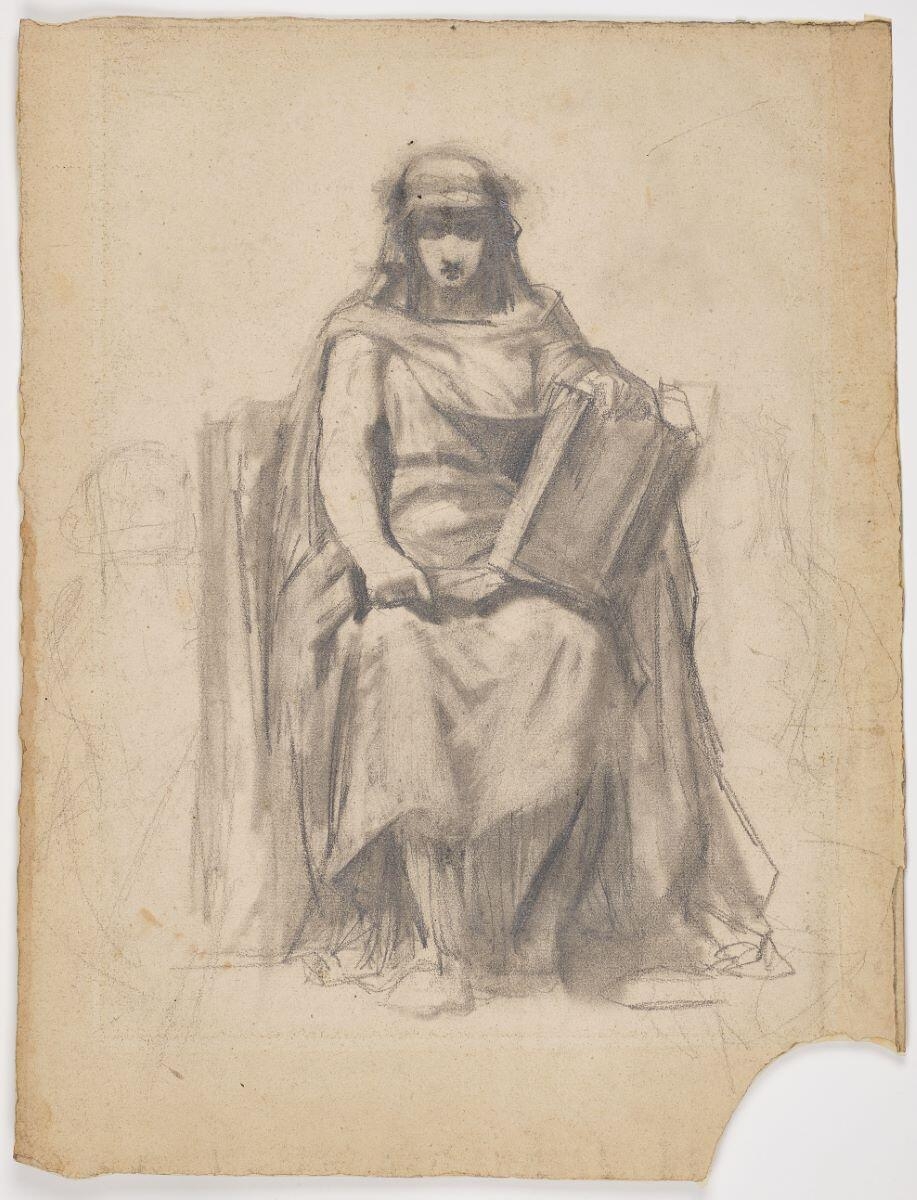 Allégorie de la Justice, François-Nicolas Chifflart, 1845 vers